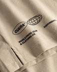 Cuera Oncourt Sand Uniform, logo print detail