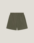 Cuera Oncourt Shorts & Light Weight T-Shirt Army w. Black Bundle, flat lay back view