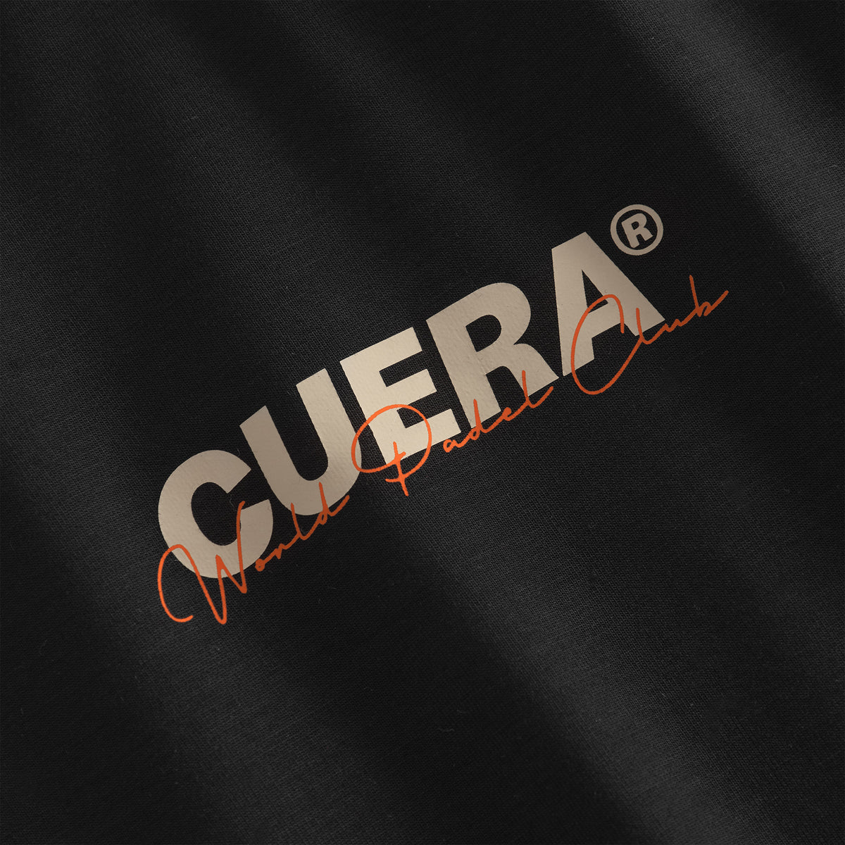 Cuera Oncourt Shorts &amp; Light Weight T-Shirt  Black Bundle, logo print detail