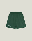 Cuera Oncourt Shorts & T-shirt in Court Green & Off White, neck label and care tag detail