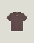 Cuera Oncourt Slit Top SS in Dark Brown, flat lay front view