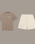 Cuera Oncourt Walnut/Off White Uniform Bundle, flat lay front view