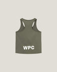 Cuera Oncourt WPC Tank in Army, flat lay back view