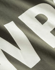 Cuera Oncourt WPC Tank in Army, logo print detail